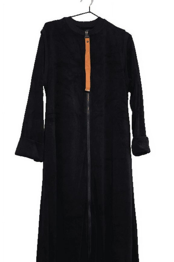 Unisex Bathrobe Ladies Terry Cotton Spa Robe Women with zipper long Bathrobe