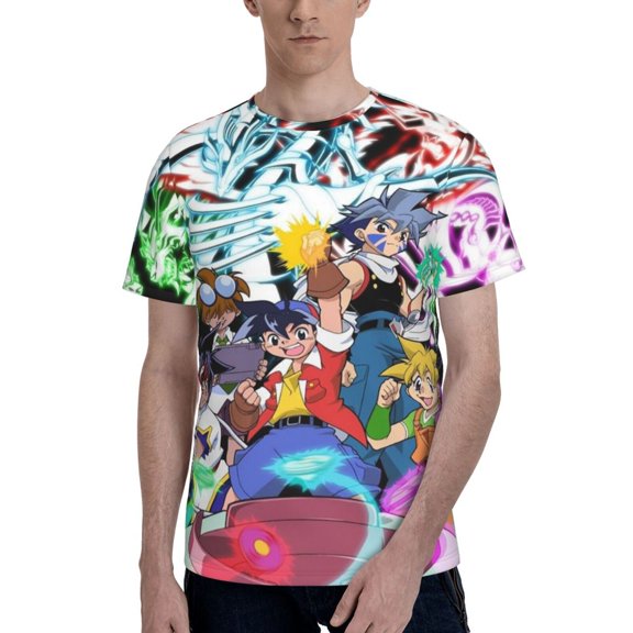 Unisex Be-,Yblade Yo Burst T Shirts For Men Women Short Sleeve Shirts 3D Graphics Tees Shirt