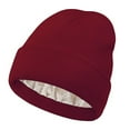thumbnail image 1 of Unisex Beanie Hats for Men Women Winter Knit Beanies Wine Free, 1 of 3