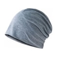 thumbnail image 1 of Unisex Beanie Winter Warm Comfy Cozy Skull Cap Chunky Baggy Hat,Men Women Slouch Hip-Hop Baggy Cap Winter Ski Baggy Hat,Gray, 1 of 8