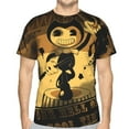 thumbnail image 1 of Unisex Bendy And The Ink Machine 3d Graphic Print Shirts For Mens Womens Casual Short Sleeve Tee Shirts Top, 1 of 7