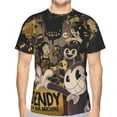 thumbnail image 1 of Unisex Bendy And The Ink Machine 3d Graphic Print Shirts For Mens Womens Casual Short Sleeve Tee Shirts Top, 1 of 7