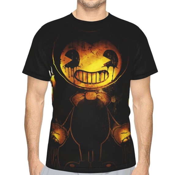 Unisex Bendy And The Ink Machine 3d Graphic Print Shirts For Mens Womens Casual Short Sleeve Tee Shirts Top