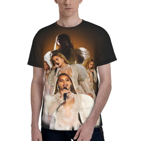 Unisex Beyon-,c T Shirts For Men Women Short Sleeve Shirts 3D Graphics Tees Shirt