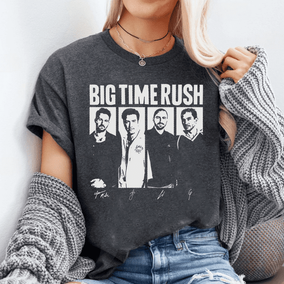 Unisex Big Time Rush Graphic T-Shirt, Sizes S-5XL, Tbun