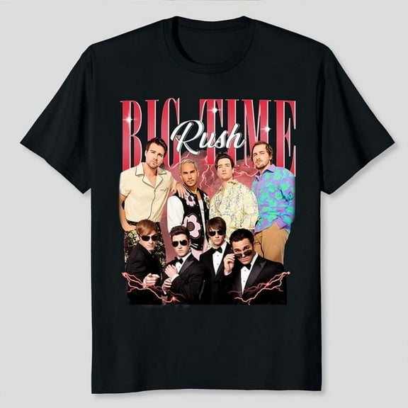 Unisex Big Time Rush Retro Graphic T-Shirt, Sizes S-5XL, Tbun