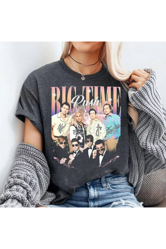 Unisex Big Time Rush Retro Graphic T-Shirt, Sizes S-5XL, Tbun
