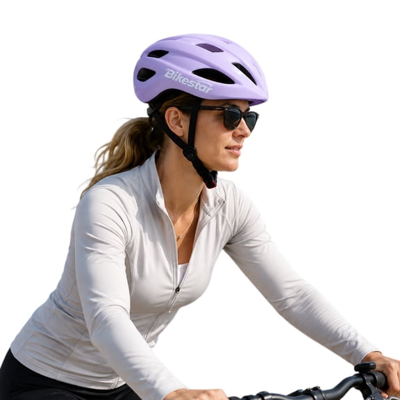 Unisex Bike Helmet, Integrated Cycling Helmet, Lightweight Riding Helmet