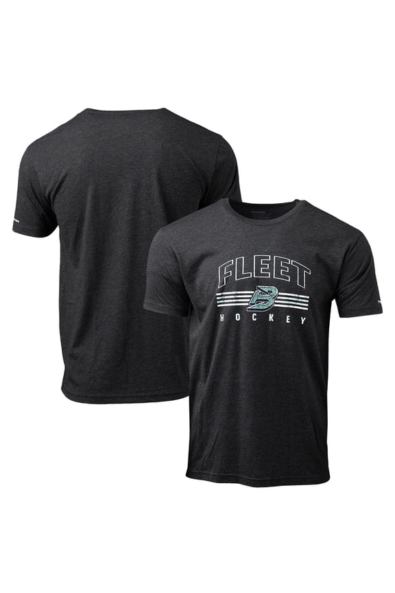 Unisex Black Boston Fleet Tri-Blend T-Shirt