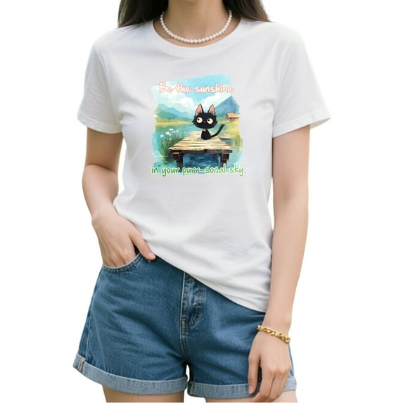 Unisex Black Cat Hoodie for Cat Lovers, Oversized Cartoon Graphic Pullover Sweatshirt, Comfortable Casual Hoodie for Men and Women