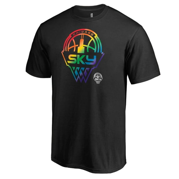 Unisex Black Chicago Sky Team Pride T-Shirt