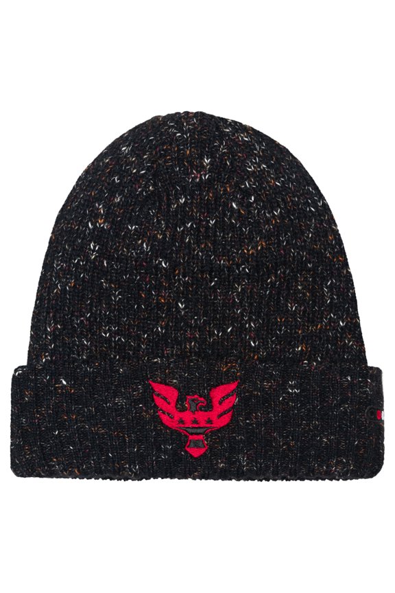 Unisex Black D.C. United Confetti Cuffed Knit Hat