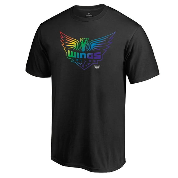 Unisex Black Dallas Wings Team Pride T-Shirt