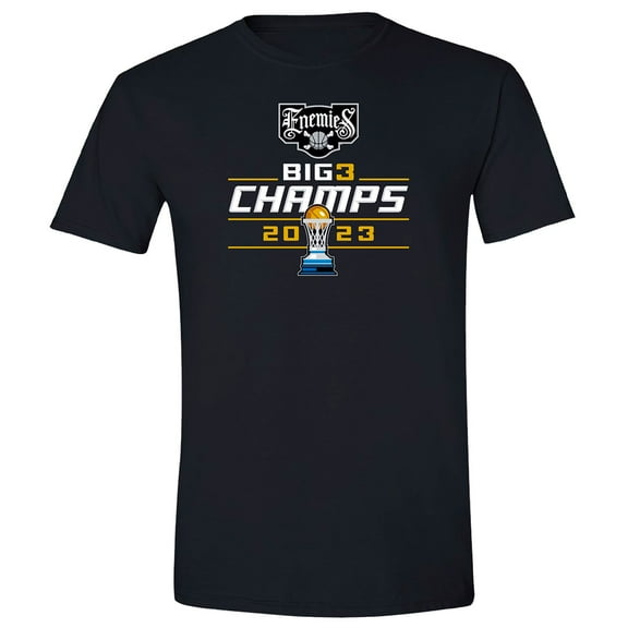 Unisex  Black Enemies 2023 BIG3 Champions T-Shirt