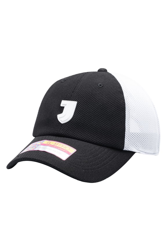 Unisex Black Juventus Ace Classic Adjustable Hat