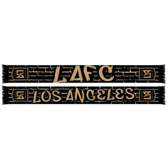 Unisex Black LAFC Graffiti Scarf