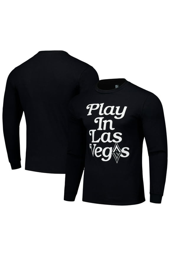 Unisex Black Las Vegas Aces Play In Long Sleeve T-Shirt