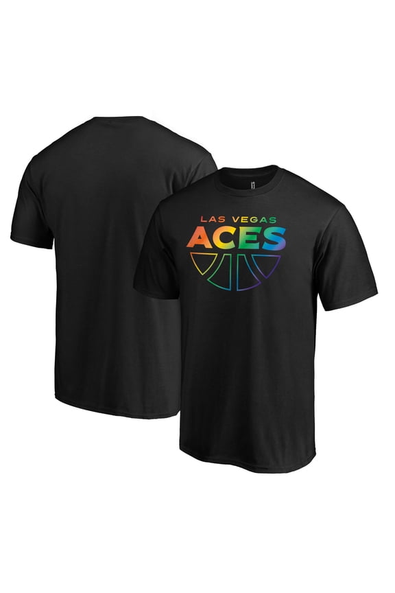 Unisex Black Las Vegas Aces Team Pride Wordmark T-Shirt