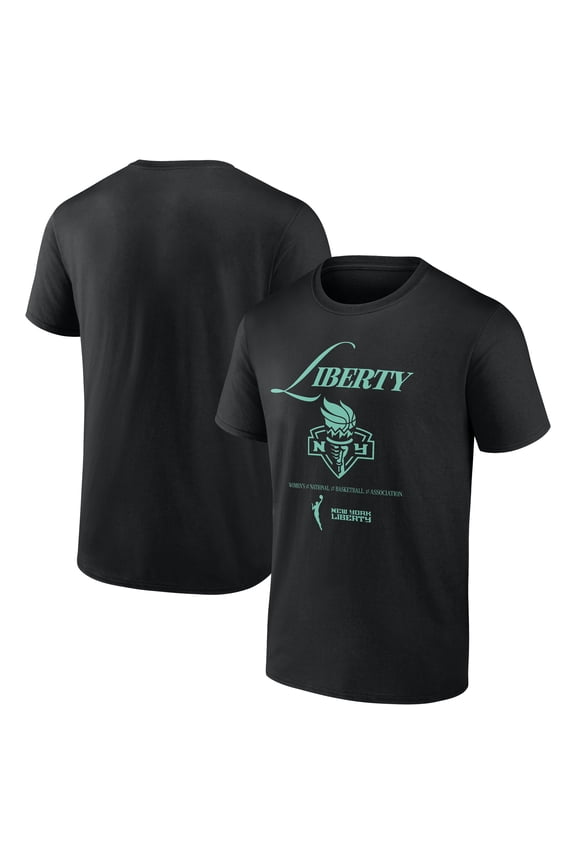 Unisex Black New York Liberty In Motion T-Shirt