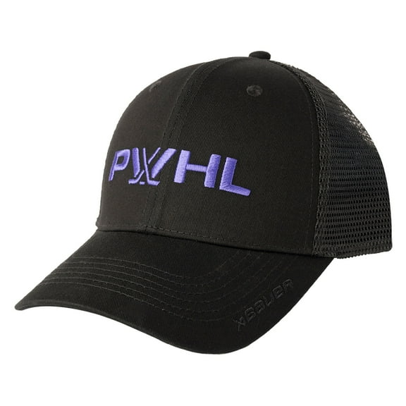 Unisex Black PWHL-Meshback Adjustable Hat