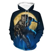 Unisex Black Panther Hoodie 3d Printed Pullover Hoodie Sweatshirt Cartoon Game Music Novelty Hoody Jacket For Men Women
