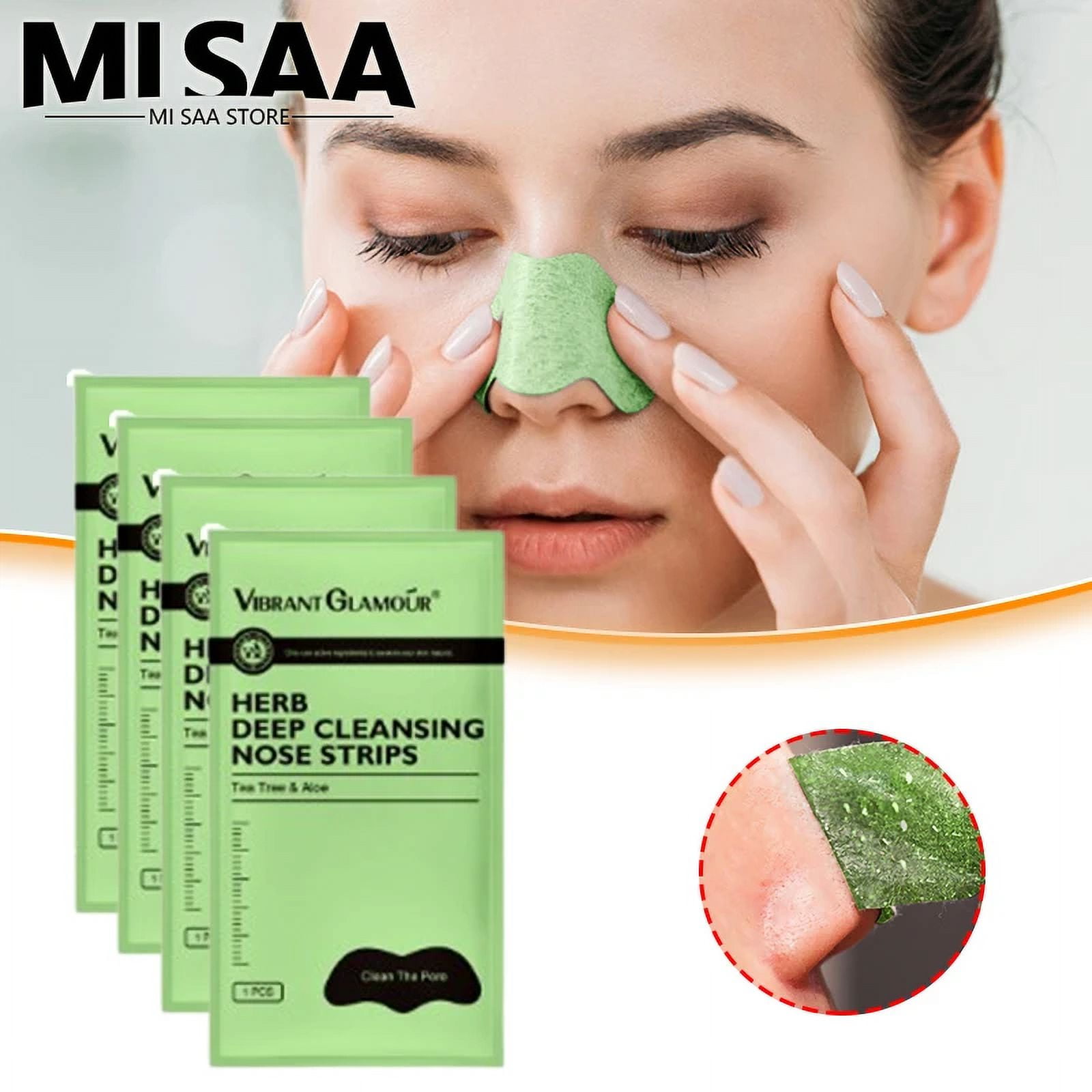 Unisex Blackhead Remove Mask Peel Nasal Strips Deep Cleansing Shrink Pore Nose Black Head Remove