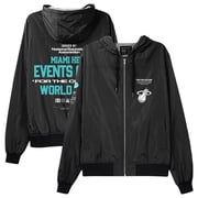 Unisex Bleacher Report x Mitchell & Ness-Black Golden State Warriors Backstage Crew Hoodie Full-Zip Jacket