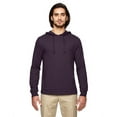 thumbnail image 1 of Unisex Blended Eco Jersey Pullover Hoodie - EGGPLANT - XS, 1 of 3