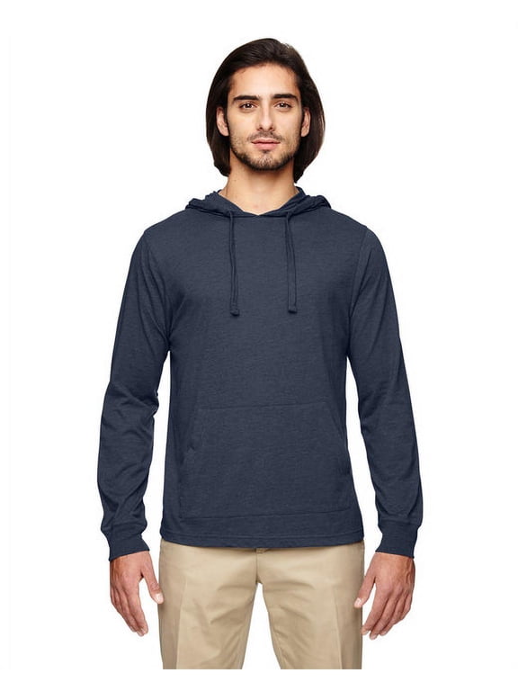 Unisex Blended Eco Jersey Pullover Hoodie - WATER - M