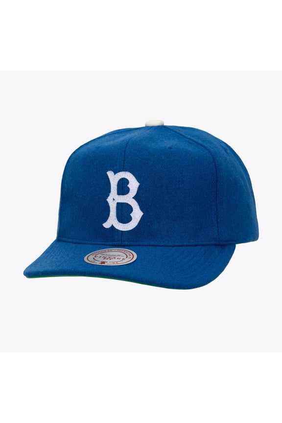 Unisex Blue Brooklyn Dodgers Vintage Fit Melton Wool Adjustable Hat