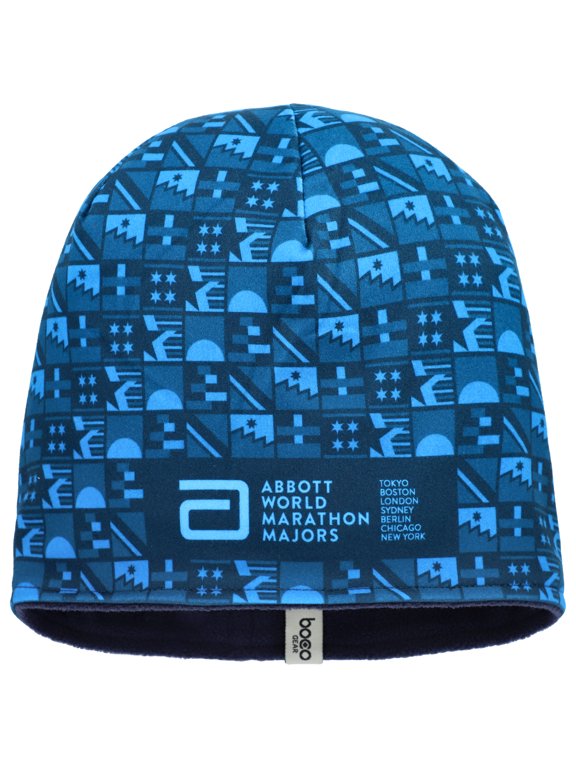 Unisex-BOCO Gear Blue World Marathon Majors Performance Knit Hat