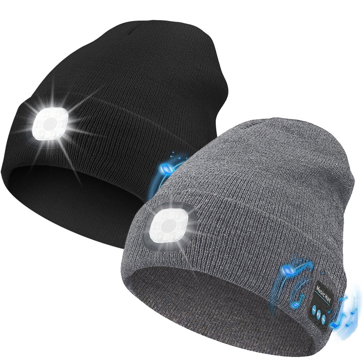 Unisex-Bluetooth-Beanie-Hat- 