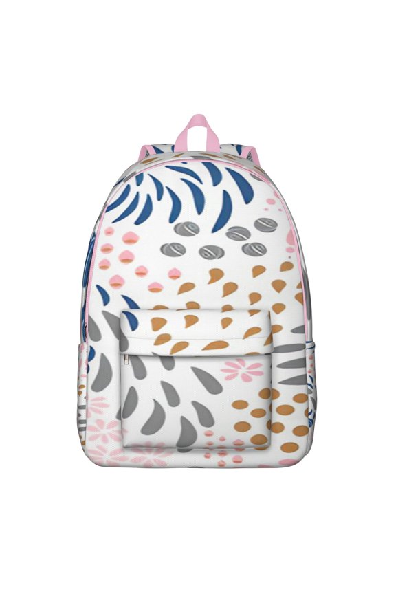 Unisex Bohemian Backpack: Chic Boho Rucksack with Front Pocket for School, University, Work, Travel, Daily Use, Durable and Lightweight, Perfect Gift Choice