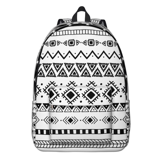 Unisex Bohemian Backpack: Roomy Boho Daypack with Front Pocket for School, College, Work, Travel, Vacation, Stylish and Durable, Perfect Gift Option