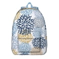 thumbnail image 1 of Unisex Bohemian Print Backpack, Chic Boho Zipper Rucksack with Front Pocket, Lightweight Daypack for School University Work Commute, Wonderful Gift Choice, 1 of 5