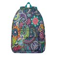 thumbnail image 1 of Unisex Bohemian Style Backpack, Lightweight Zipper Bag with Front Pocket, Durable Rucksack for School University Work Commute Travel Vacation, Ideal Gift, 1 of 5