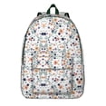 thumbnail image 1 of Unisex Boho Chic Backpack, Bohemian Print Zipper Bag with Front Pocket, Durable Lightweight Rucksack for School University Work Commute, Excellent Gift, 1 of 5