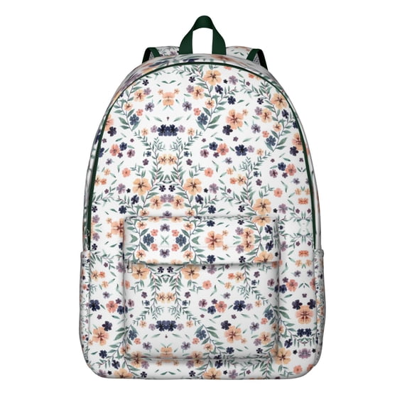 Unisex Boho Chic Backpack, Bohemian Print Zipper Bag with Front Pocket, Durable Lightweight Rucksack for School University Work Commute, Excellent Gift