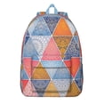 thumbnail image 1 of Unisex Boho Print Backpack, Bohemian Vintage Zipper Bag with Front Pocket, Durable Rucksack for School College Work Travel, Excellent Gift Idea, 1 of 5