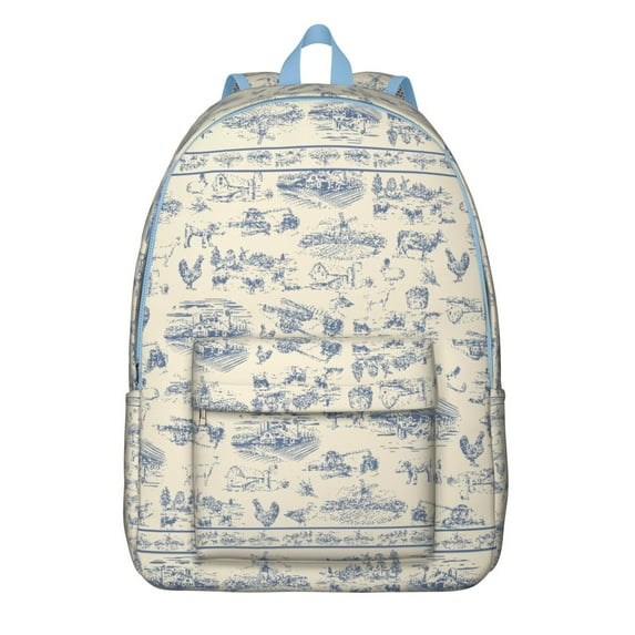 Unisex Boho Style Backpack, Bohemian Print Zipper Bag with Front Pocket, Lightweight Rucksack for School University Work Commute Vacation, Perfect Gift Choice