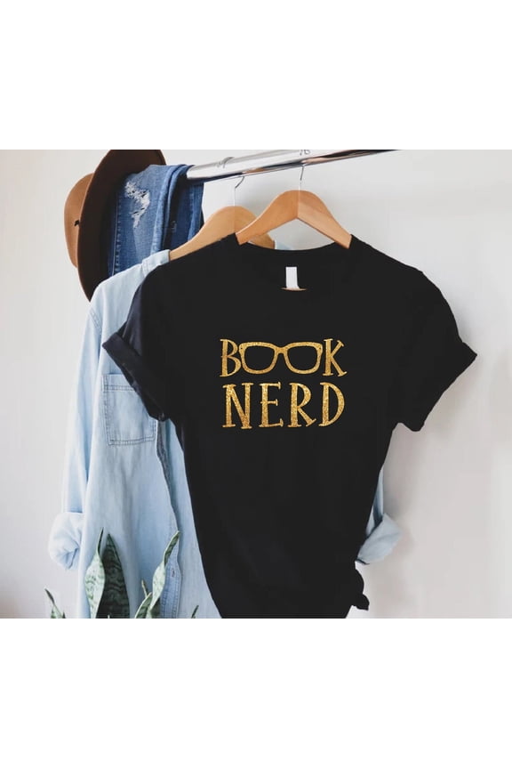Unisex Book Nerd Reader Bookworm Library T-Shirt Cotton Graphic Tee-All Size S-5Xl