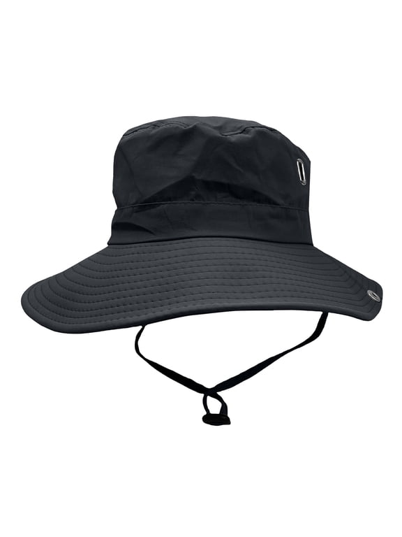 Unisex Boonie Bucket Hat UPF50+ UV Protection Wide Brim Foldable Quick Dry Adjustable Chin Strap Outdoor Fishing Hiking Sun Hat
