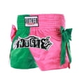thumbnail image 1 of Unisex Boxing Shorts mma Muay Thai Training Trunks Fitness Shorts for Adults Green Pink, 1 of 8