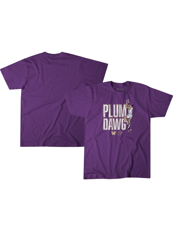 Unisex BreakingT Kelsey Plum Purple Washington Huskies Plum Dawg T-Shirt