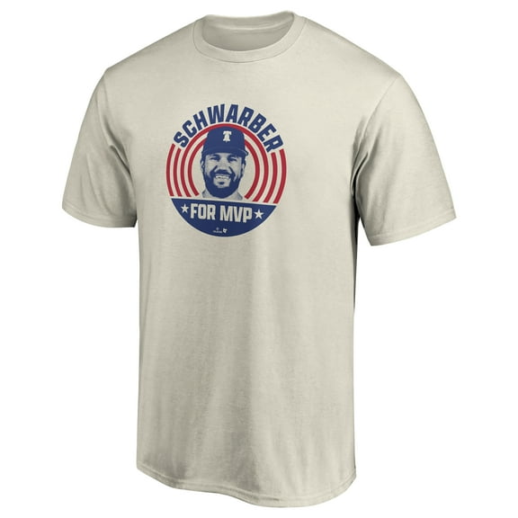 Unisex BreakingT Kyle Schwarber Natural Philadelphia Phillies Player Graphic T-Shirt