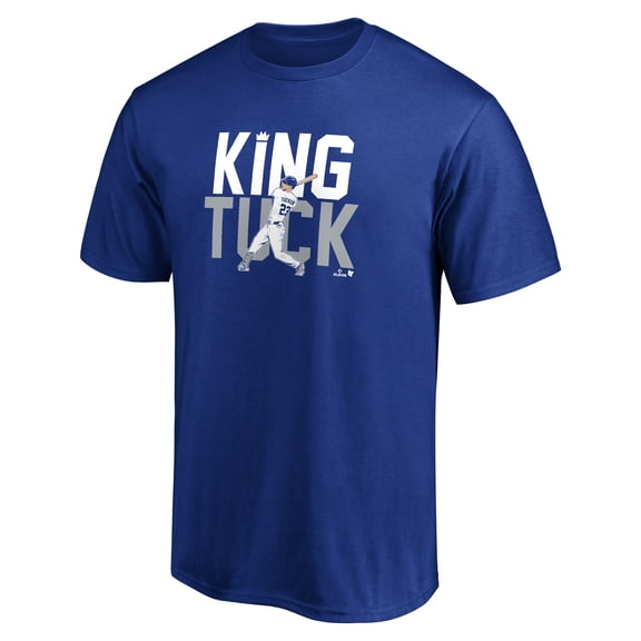 Unisex BreakingT Kyle Tucker Royal Los Angeles Dodgers King Tuck T-Shirt
