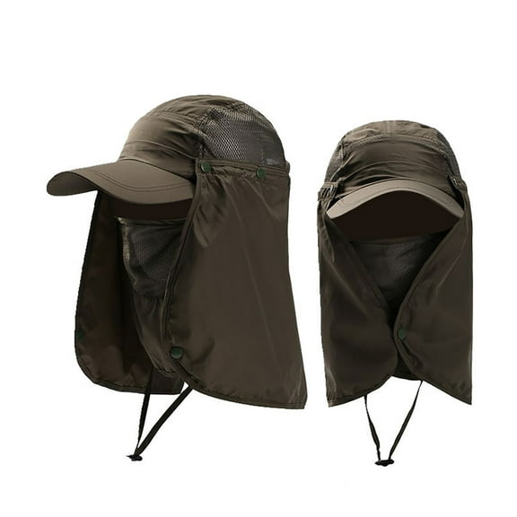 Unisex Breathable Bucket Hat For Sun Outdoor Sports Fishing Hiking And Daily Wear Adjustable Full Face Coverage Lightweight