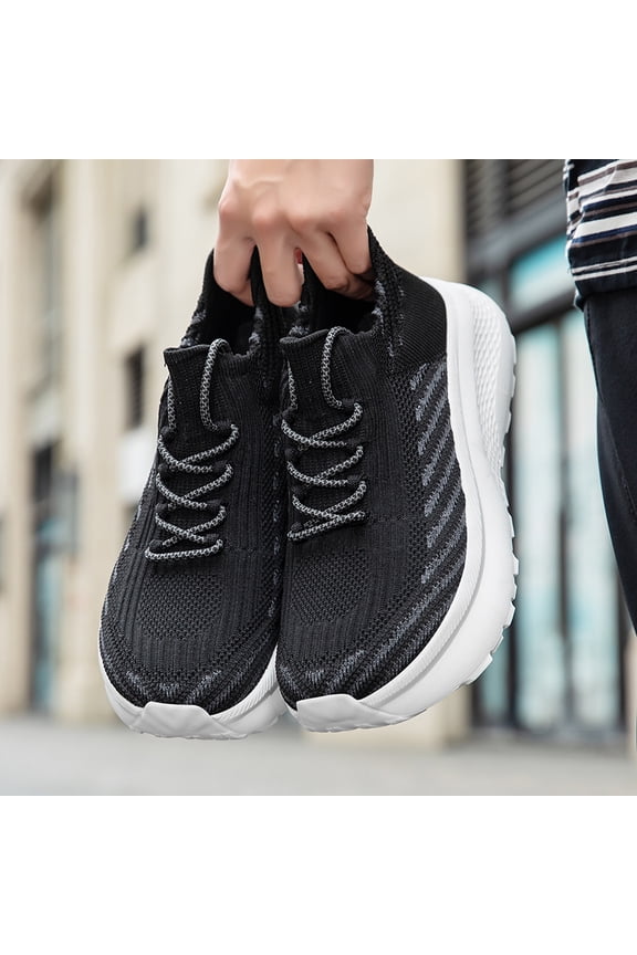 Unisex Breathable Fly Knit Casual Sports Shoes