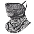 thumbnail image 1 of Unisex Breathable Neck Gaiter with Ear Loops and Mesh Panel, UV Protection Face Cover for Cycling Hiking, 1 of 2