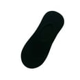 thumbnail image 1 of Unisex Breathable Solid Color No Show Socks with Anti-Slip Gel Tab, Cotton Liner Socks for Daily Wear, Sports, Invisible Comfort, Sneaker Fit, and All-Day Performance, 1-Pair Pack - Black, 1 of 4